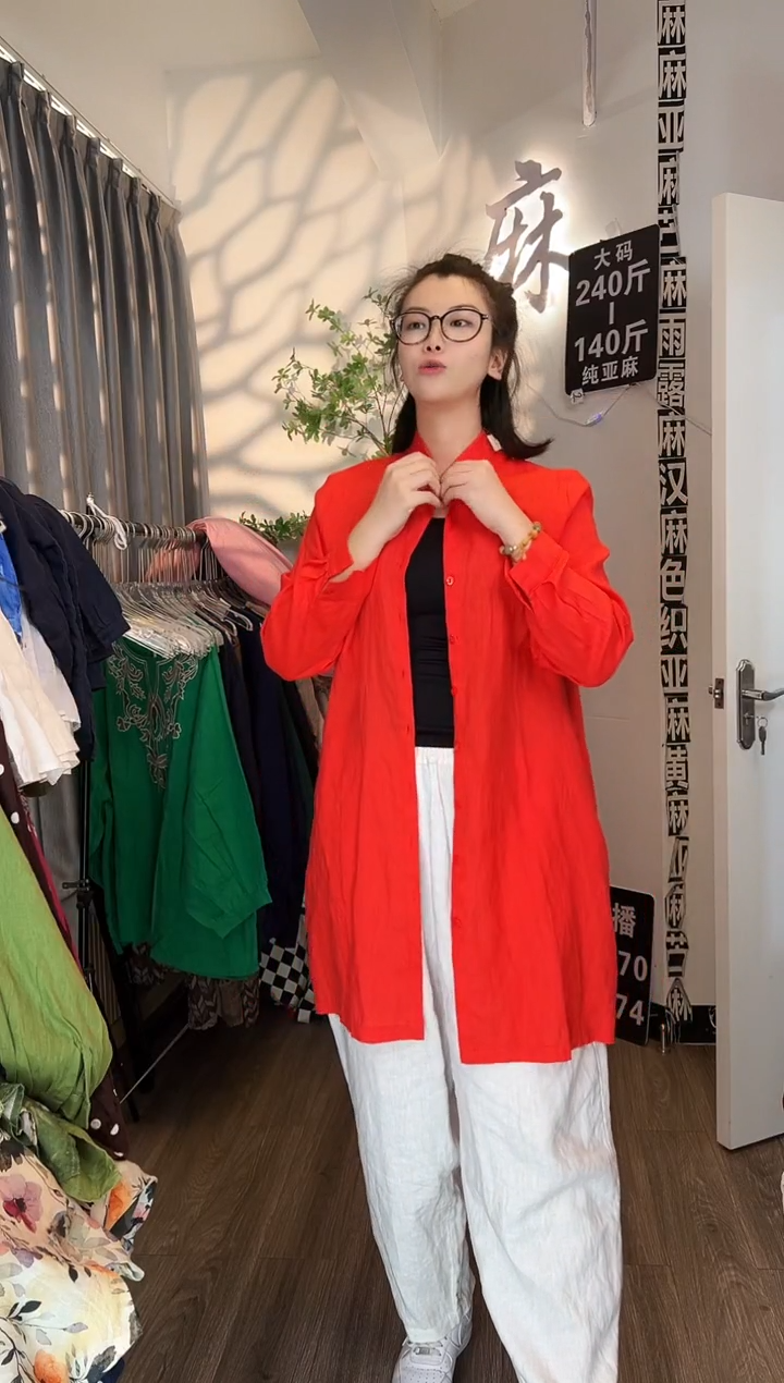 亚麻大码女装系列。