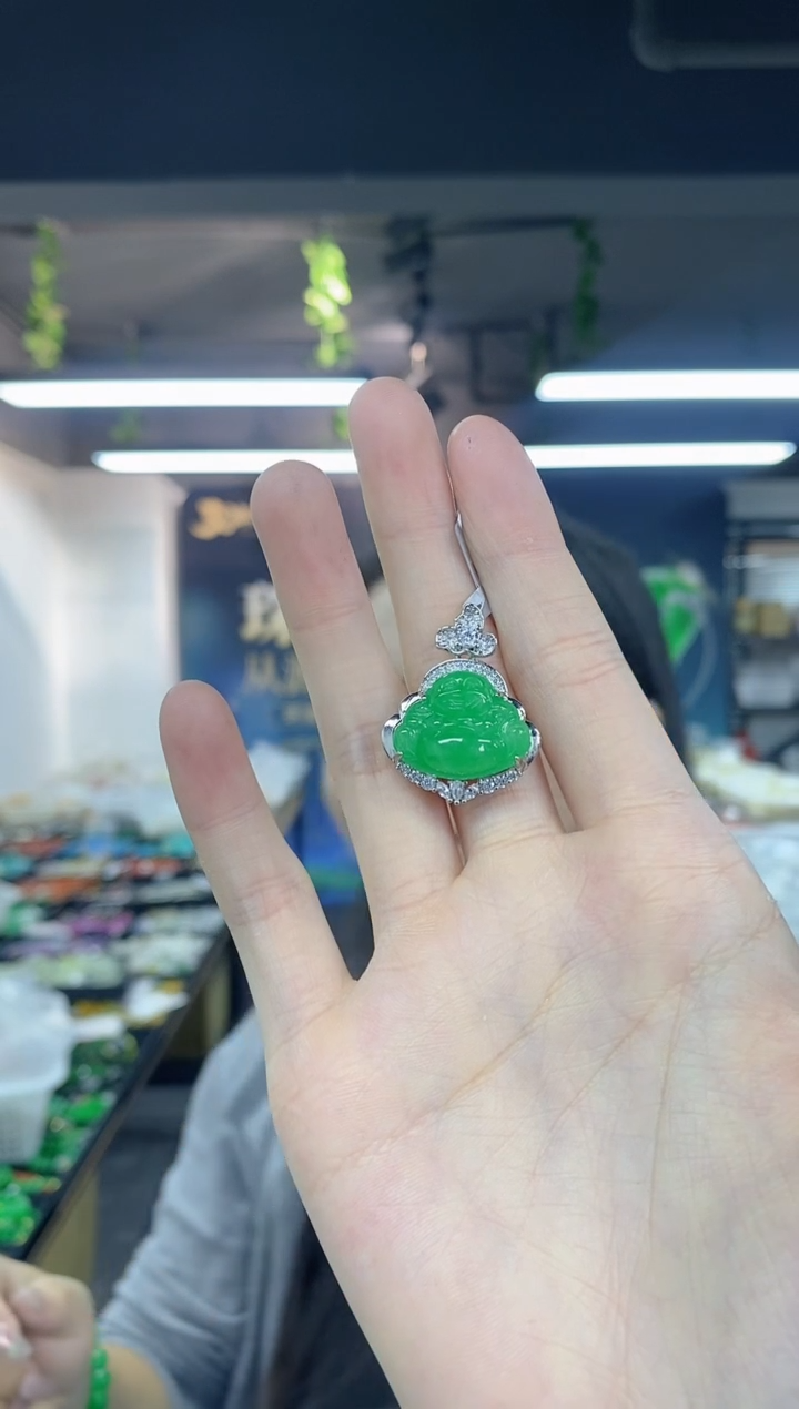 翡翠未镶嵌吊坠(不含链)多样性发其一颜色微差