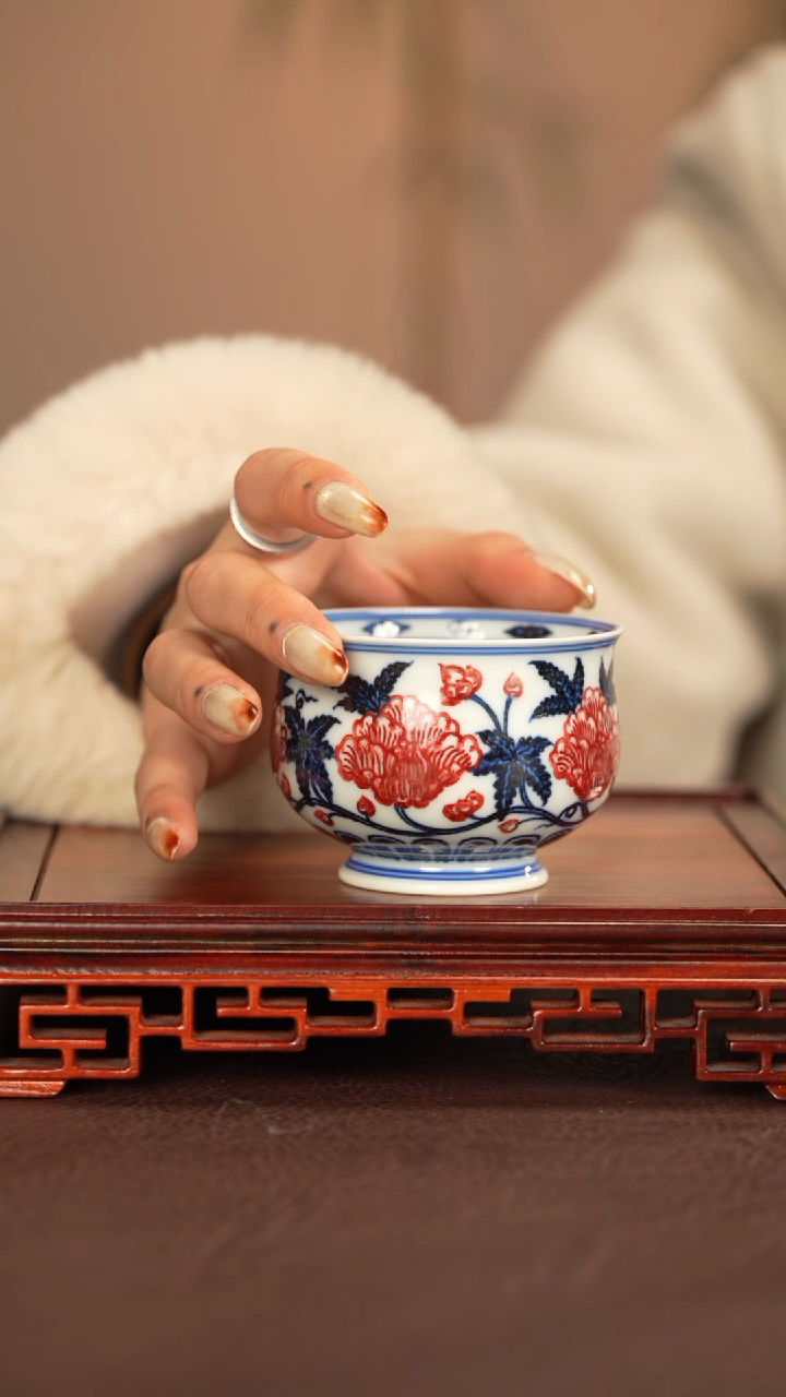 【闪购商品】杯子永明尚玩景德镇手工手绘陶瓷