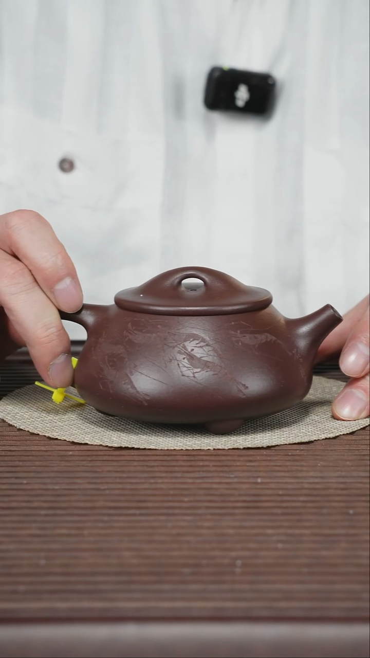 茶壶紫砂T360 老紫泥 景舟石瓢 300cc