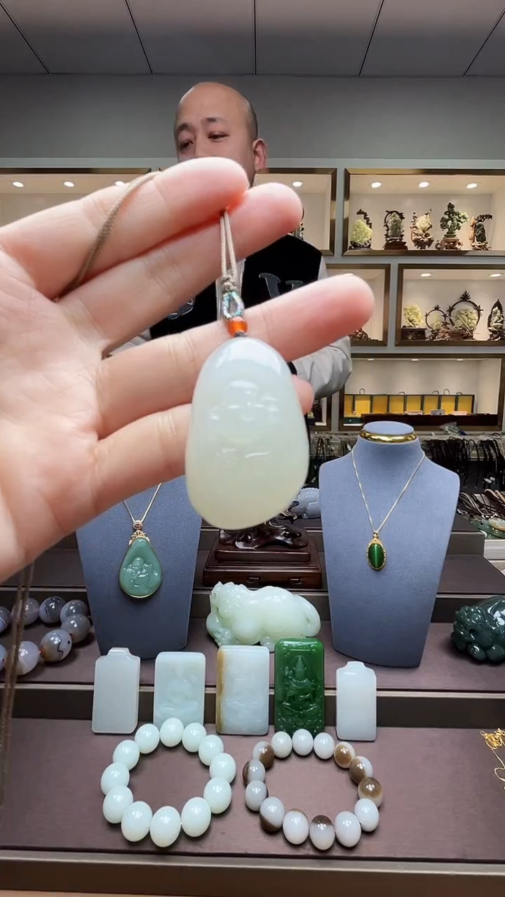 【闪购商品】和田玉挂件未镶嵌苏