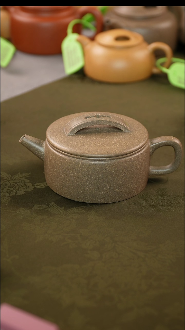 茶壶紫砂青段汉瓦