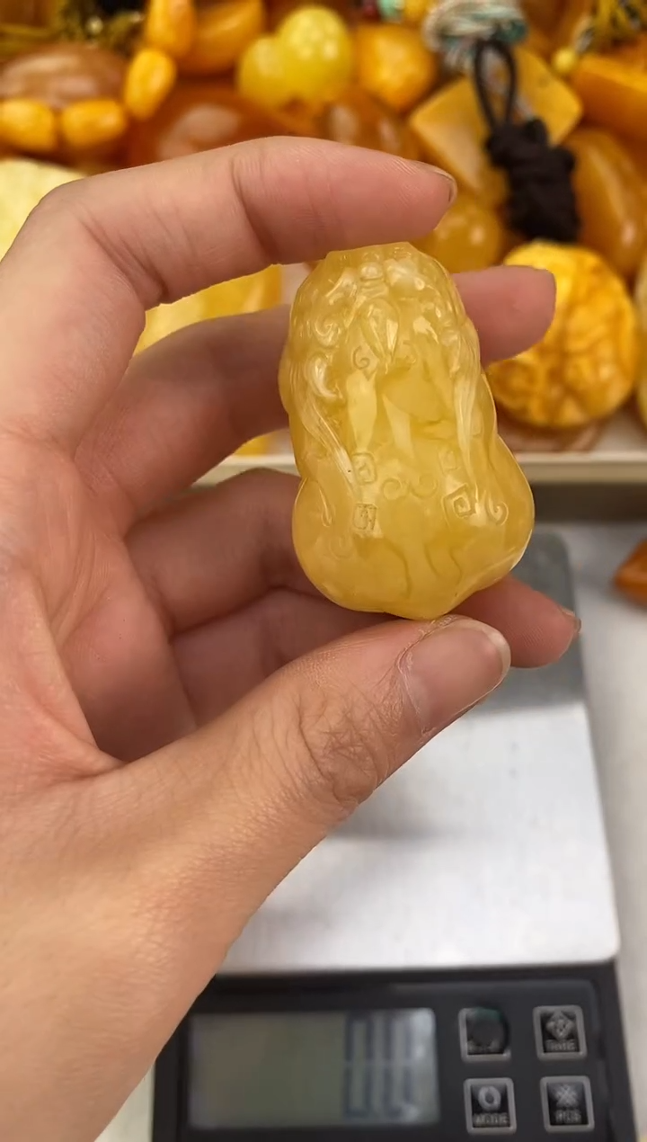 裸石琥珀未镶嵌天然蜜蜡琥珀