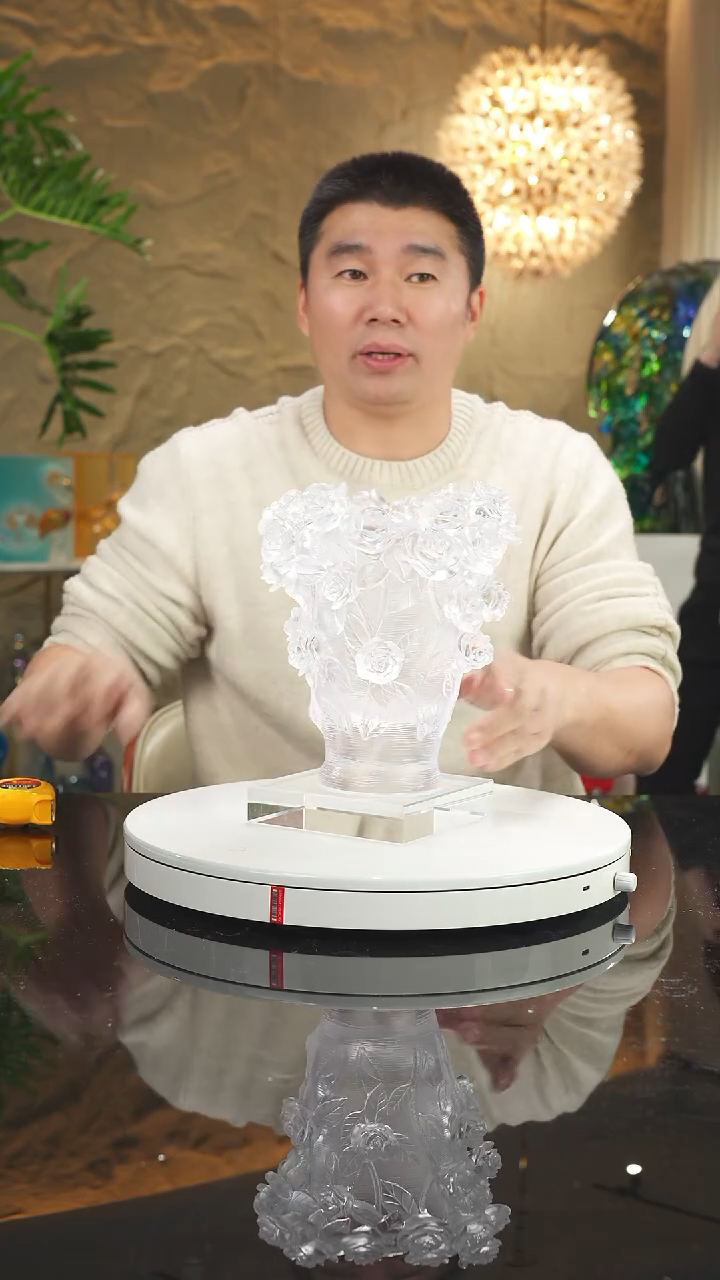 【闪购商品】摆件玫瑰花瓶摆件大号