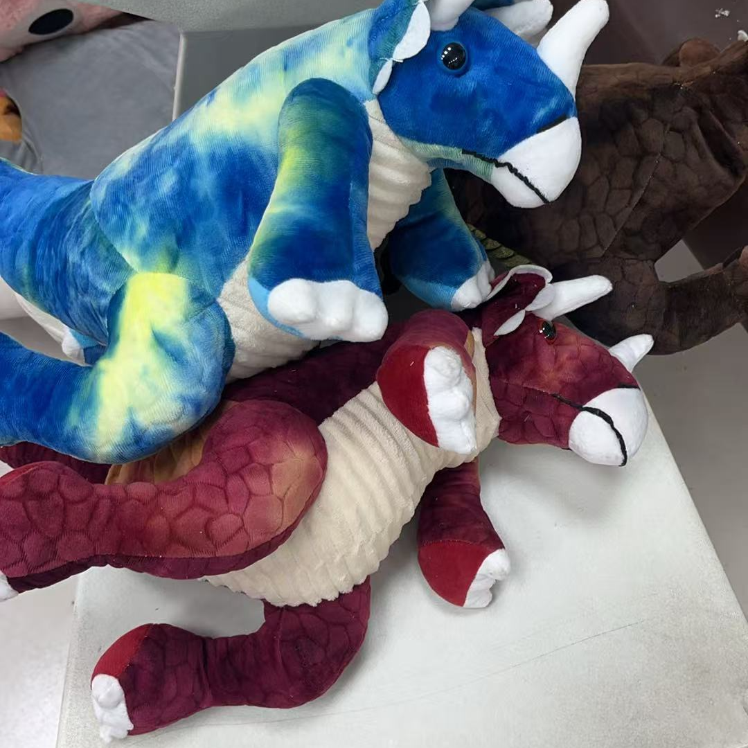 40厘米小恐龙随机发毛绒玩具公仔恐龙布娃娃男孩生日礼物陪睡玩偶
