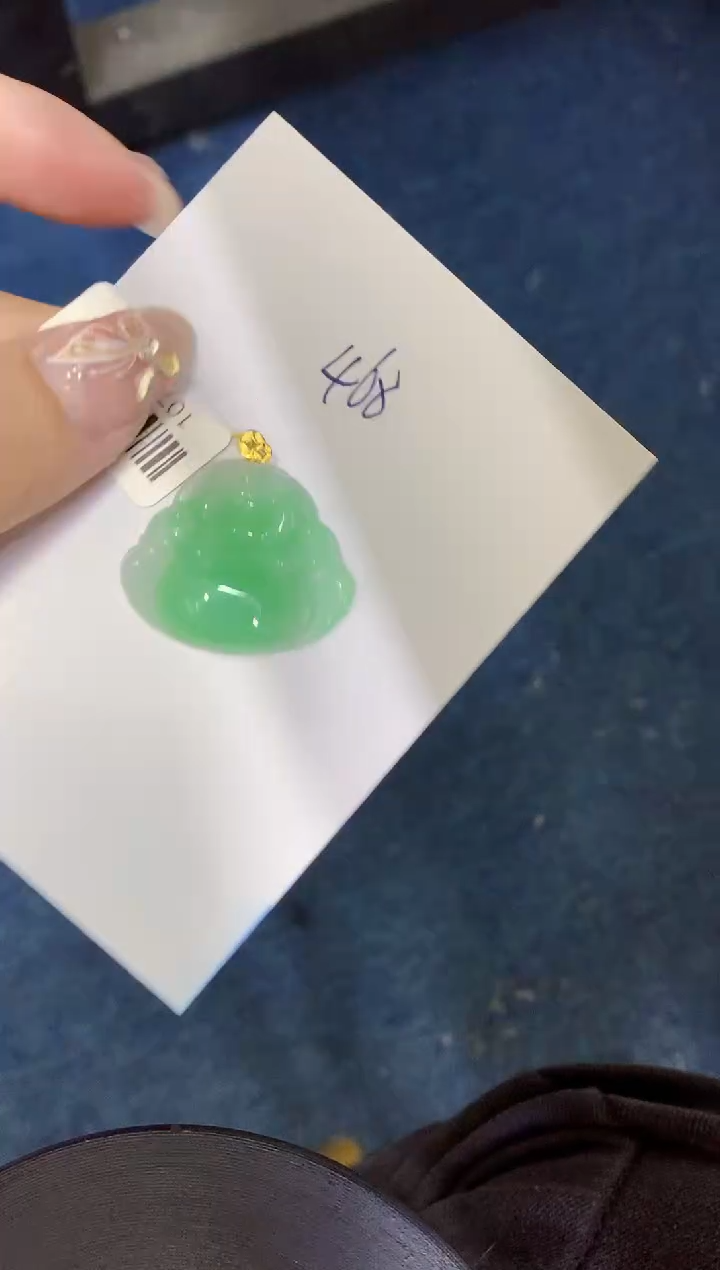 【闪购商品】翡翠颈饰18K金镶嵌000000000000