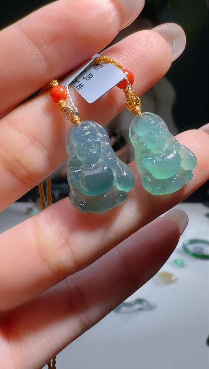 【闪购商品】翡翠颈饰未镶嵌天然A货翡翠多样性发1米爷