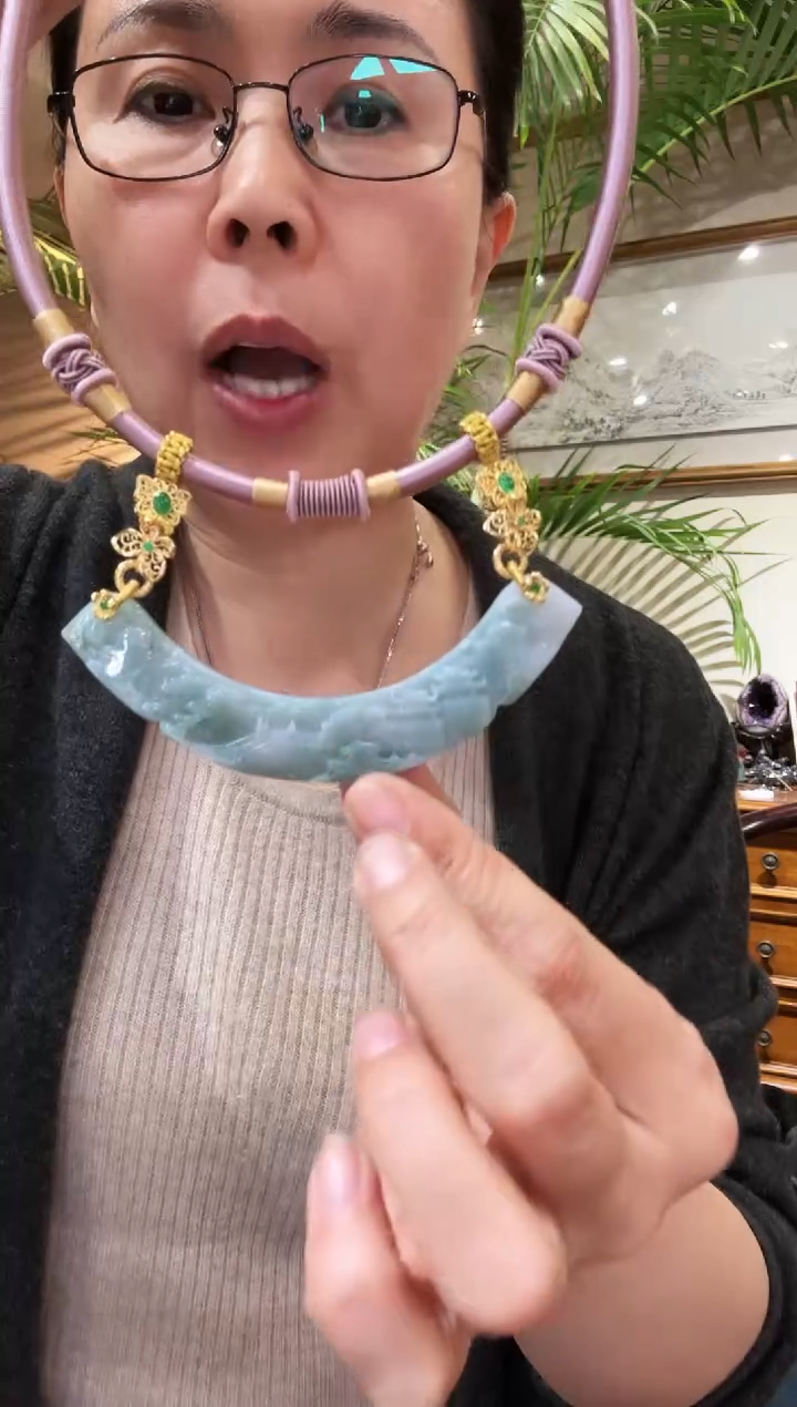 【闪购商品】翡翠颈饰未镶嵌国风