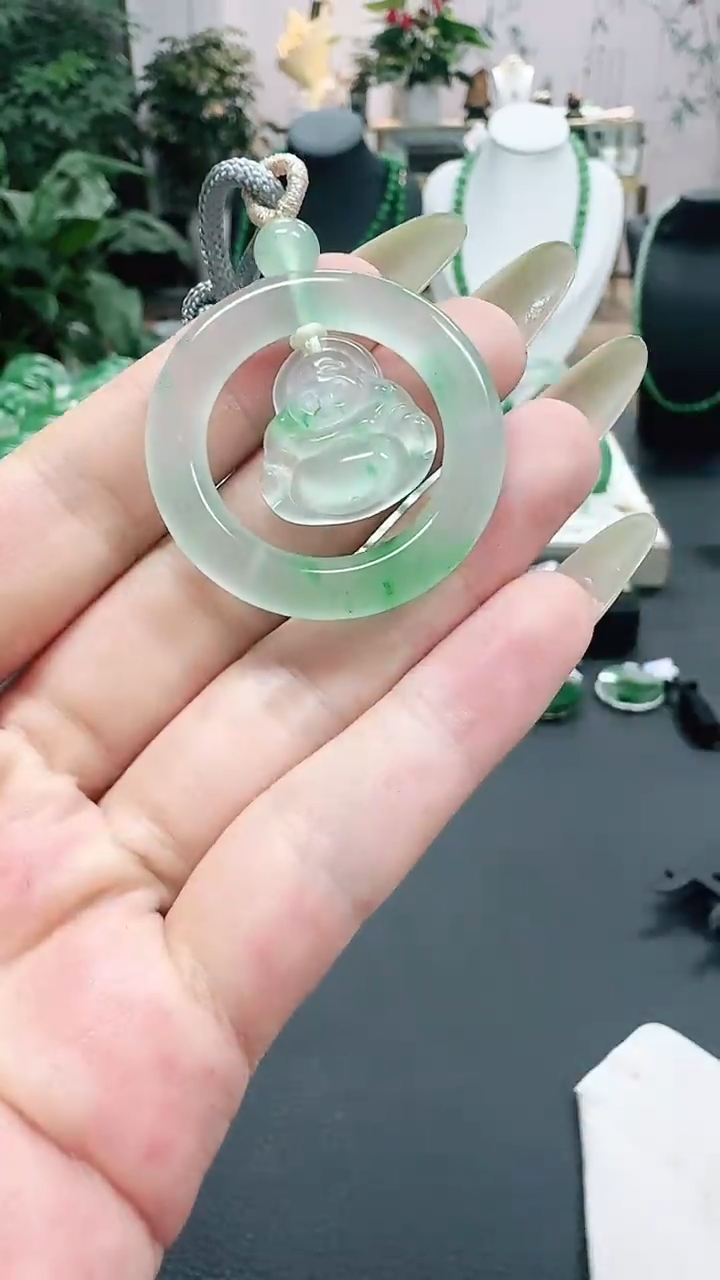 未镶嵌1石英质玉（非洲翠）/7708