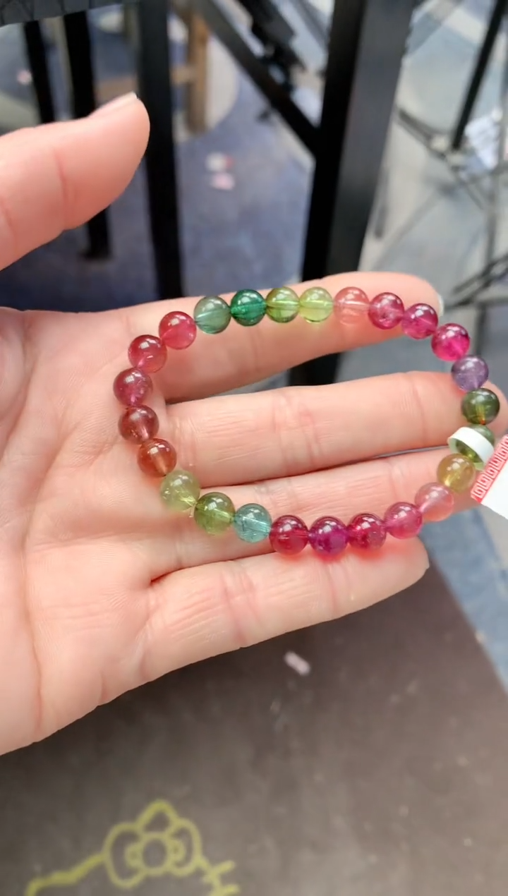 【闪购商品】碧玺手链未镶嵌多样性发一条