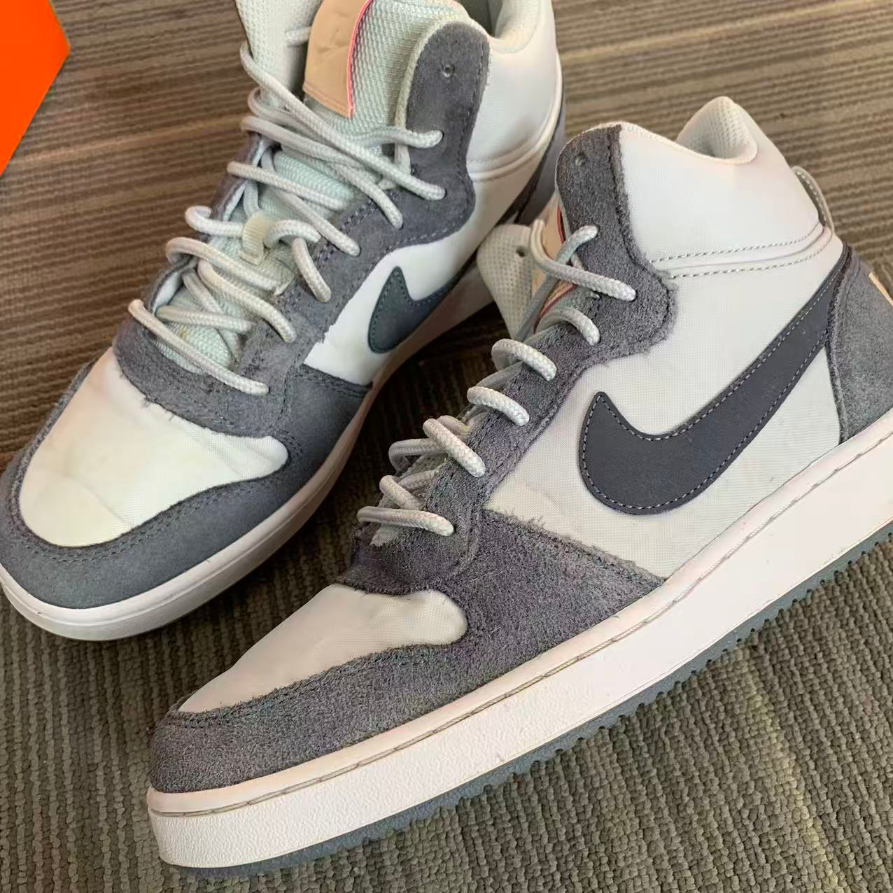 (瑕疵慎拍)NIKE/耐克 Court女鞋中帮防滑休闲板鞋844907-005-41