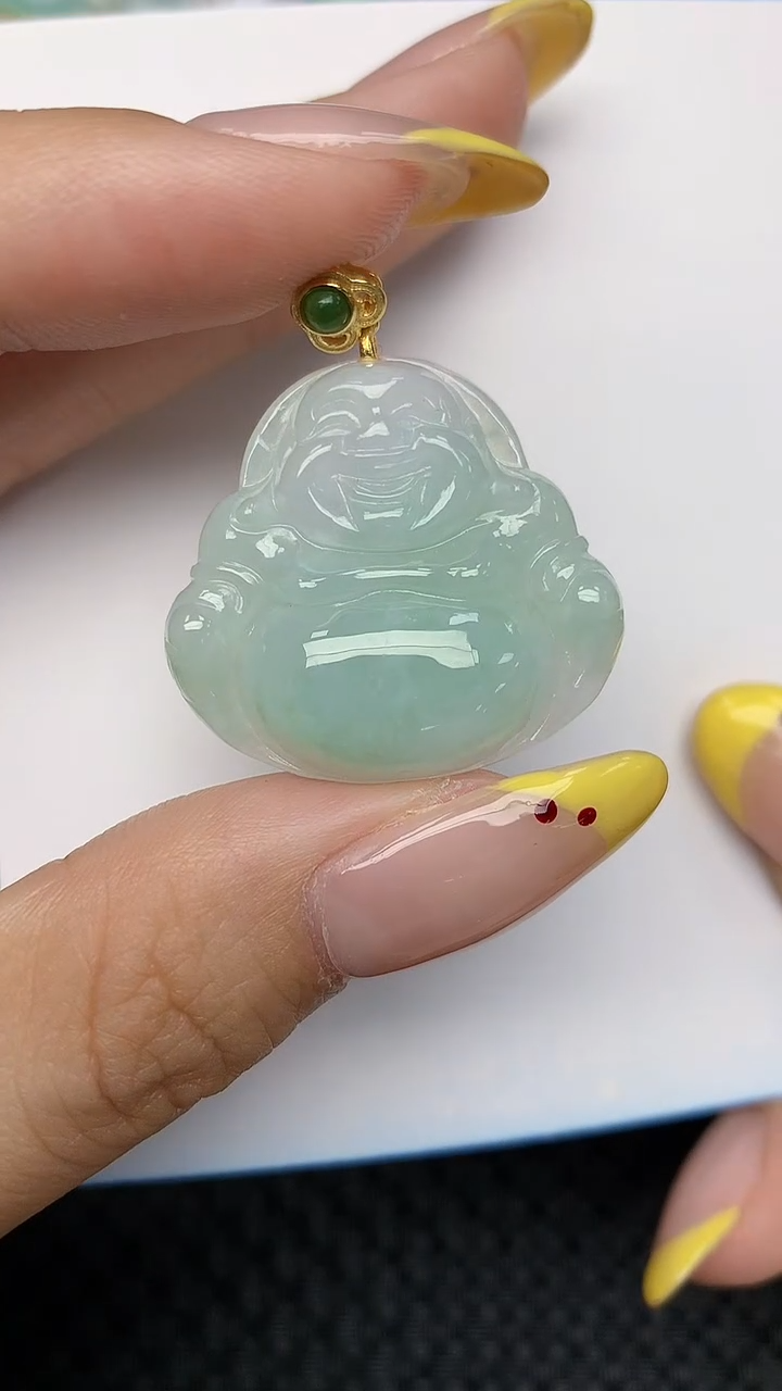 翡翠未镶嵌项链天然翡翠A货