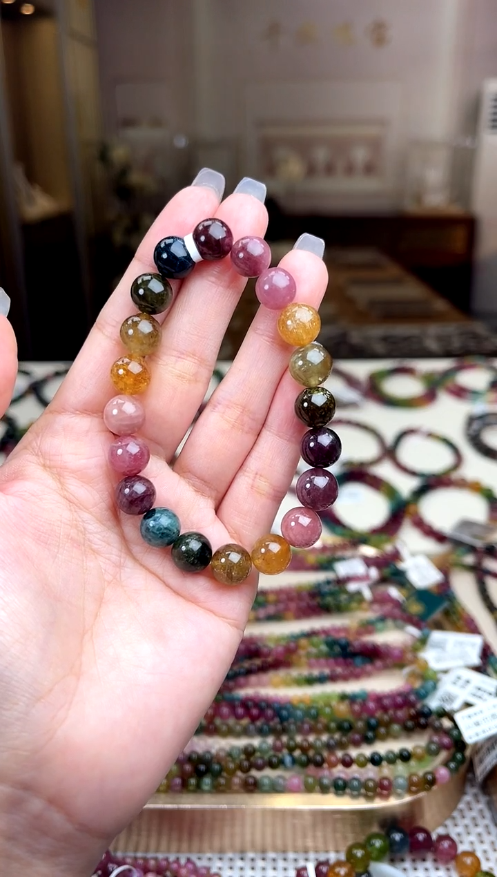 【闪购商品】碧玺/未镶嵌9mm+碧玺单圈多样性发货