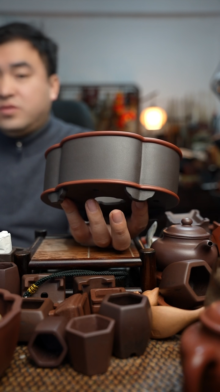 紫砂花盆牛*長木軒精品紫砂