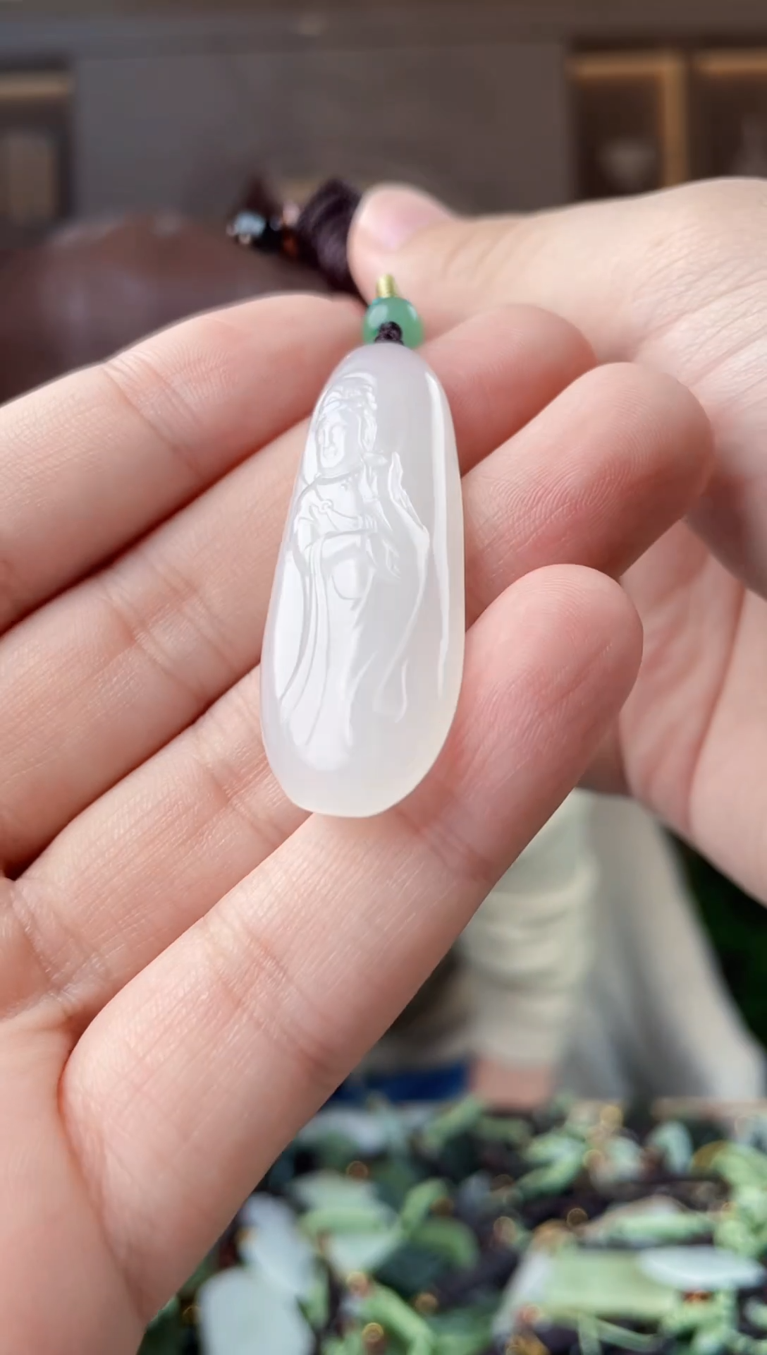 颈饰未镶嵌和田玉拍一发一，多样性发货