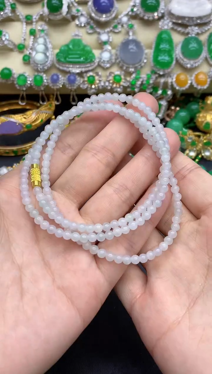 颈饰未镶嵌翡翠75-中国好珍宝