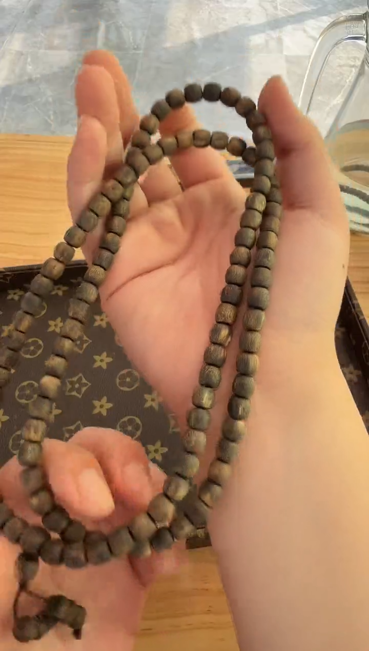 【闪购商品】沉香吊坠0.8沉水鼓珠手串多圈35克+