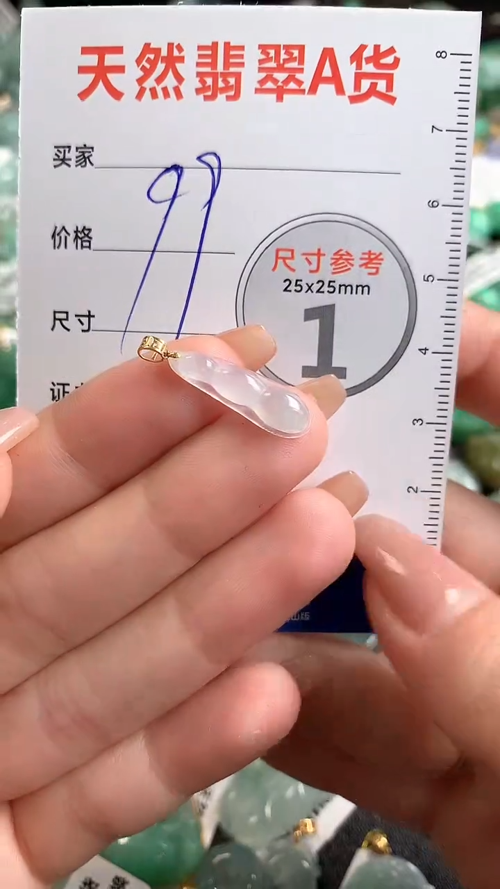【闪购商品】翡翠颈饰18K金镶嵌13009202