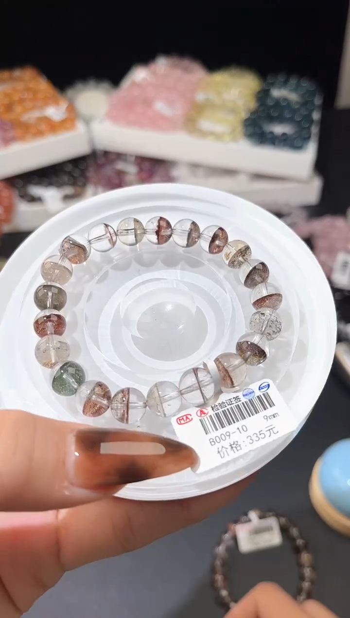 【闪购商品】水晶手链未镶嵌多样性发一莫奈幽灵9mm