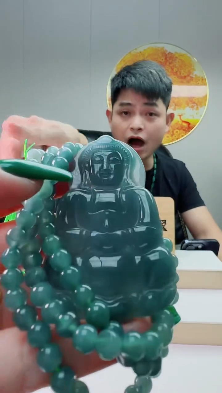 翡翠未镶嵌颈饰多样性随机发其一