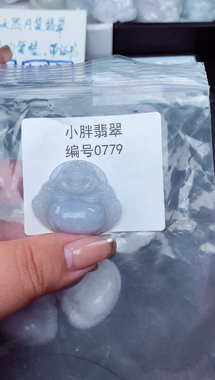 翡翠未镶嵌颈饰缅甸天然A货翡翠0779