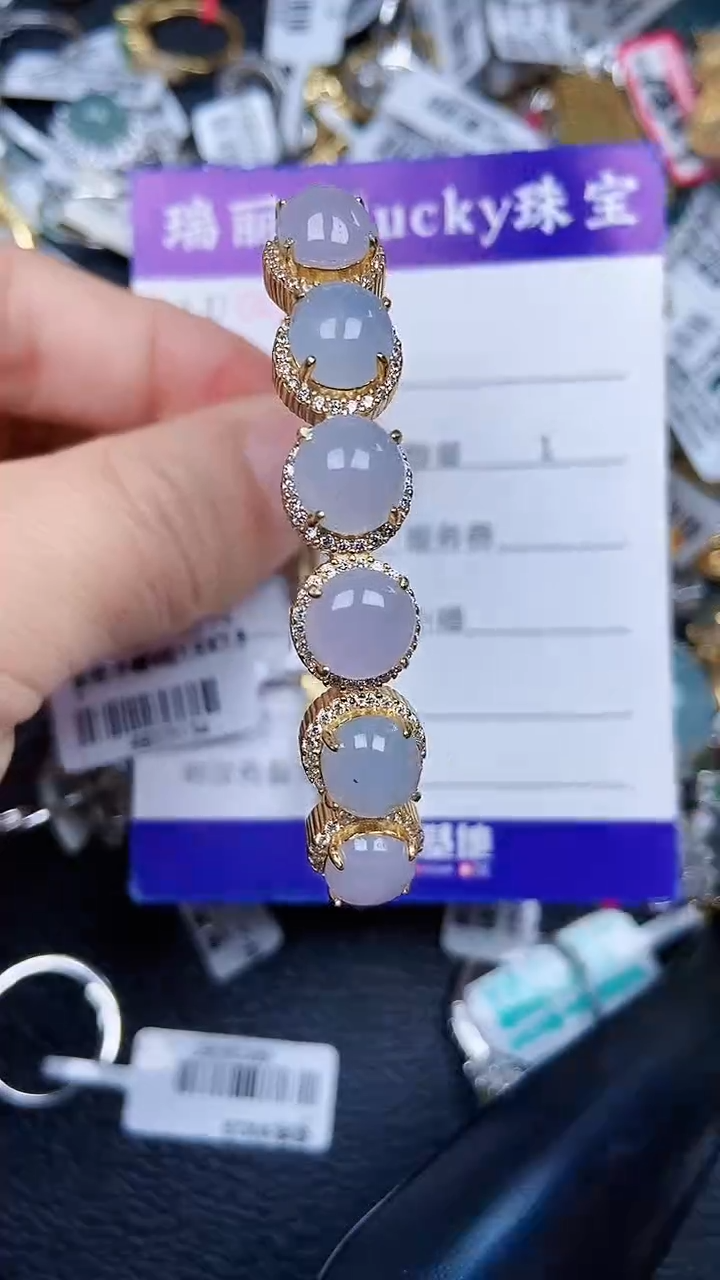 颈饰银S925镶嵌翡翠0220
