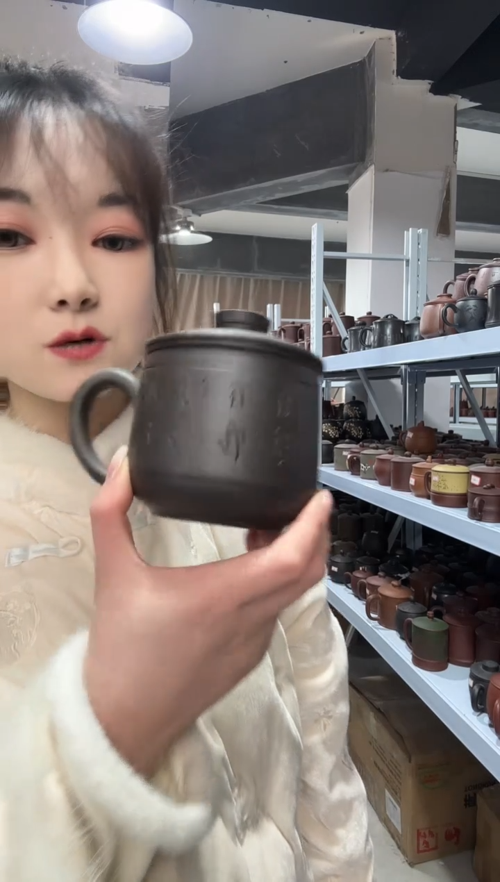 【闪购商品】紫砂盖杯紫砂盖杯君子三件套