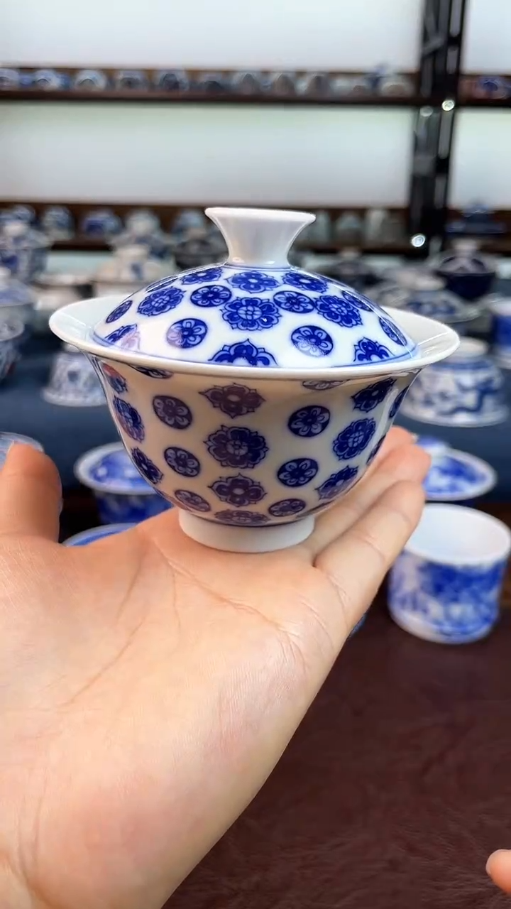 【闪购商品】真柴窑  景德镇手工手绘茶具