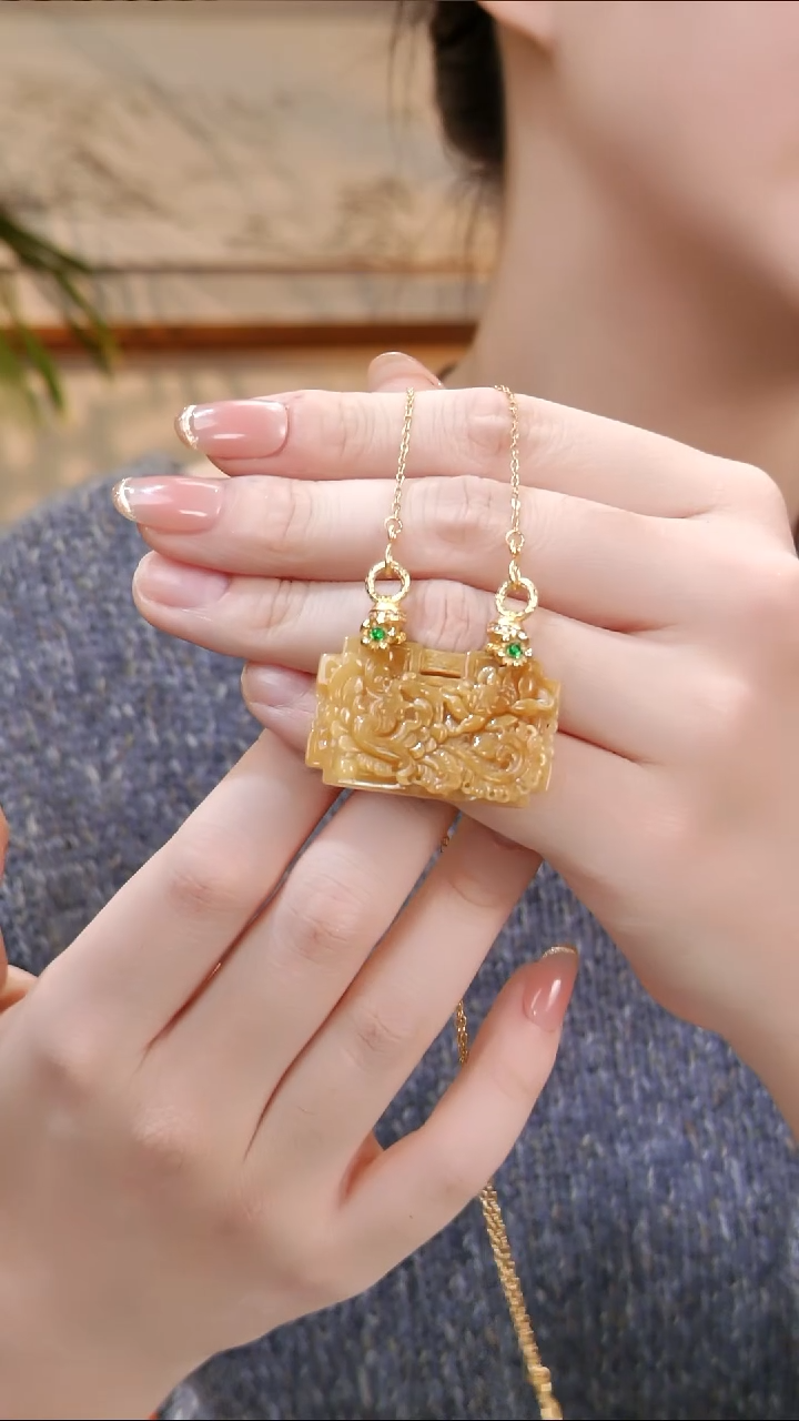 颈饰未镶嵌翡翠国风