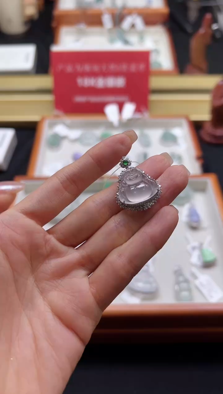 【闪购商品】翡翠颈饰18K金镶嵌DFZ0308-232