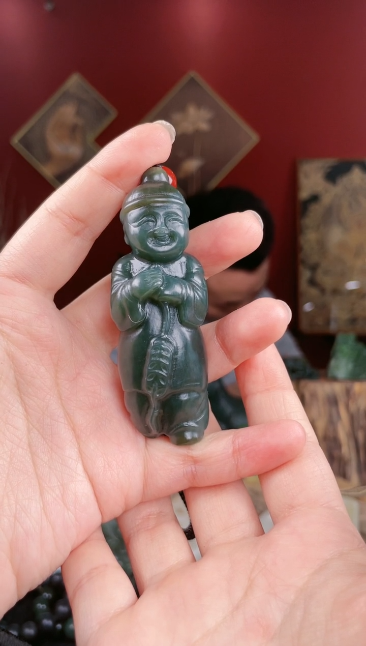 【闪购商品】和田玉把件未镶嵌财主