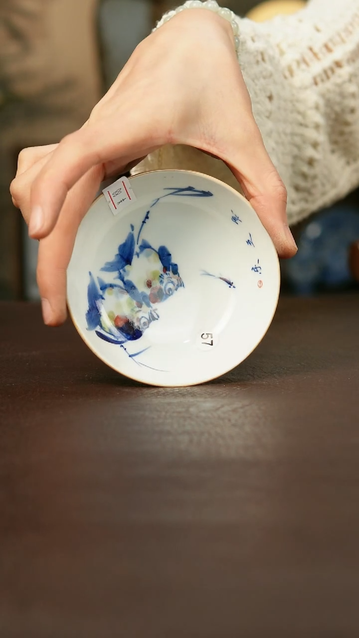 景德镇陶瓷杯碗柴烧多人