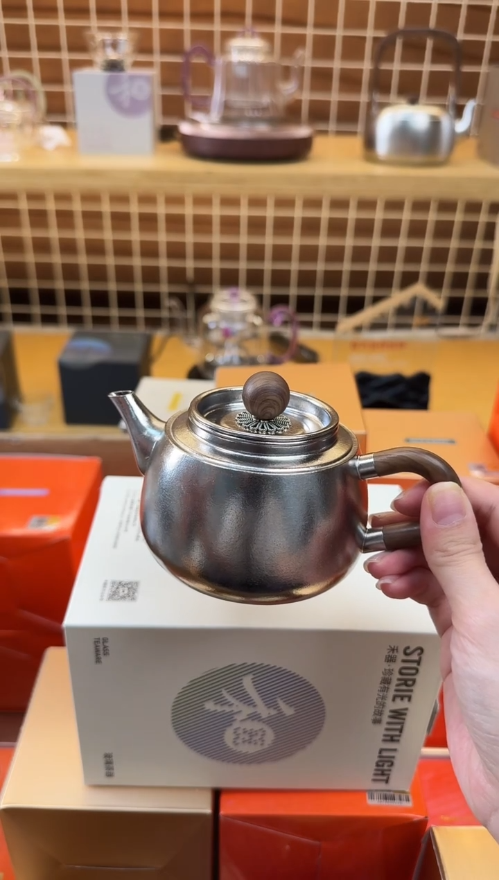 @@器钛纯钛茗和泡茶壶