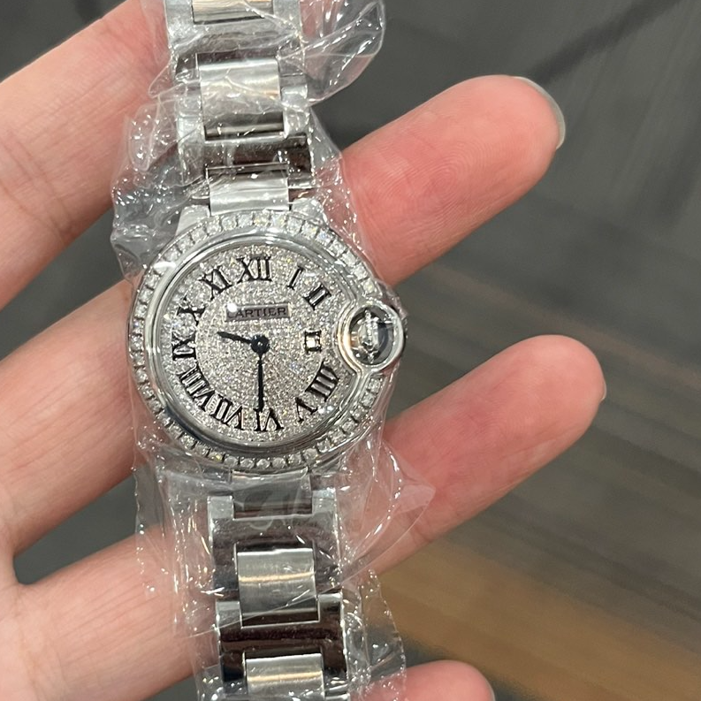 99新 Cartier/卡地亚 表展 蓝气球W69010Z4腕表/后钻/WHT024733
