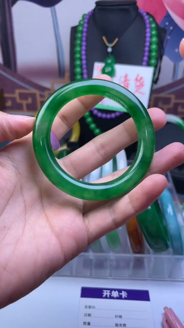 非金属仿水晶花**❤手镯