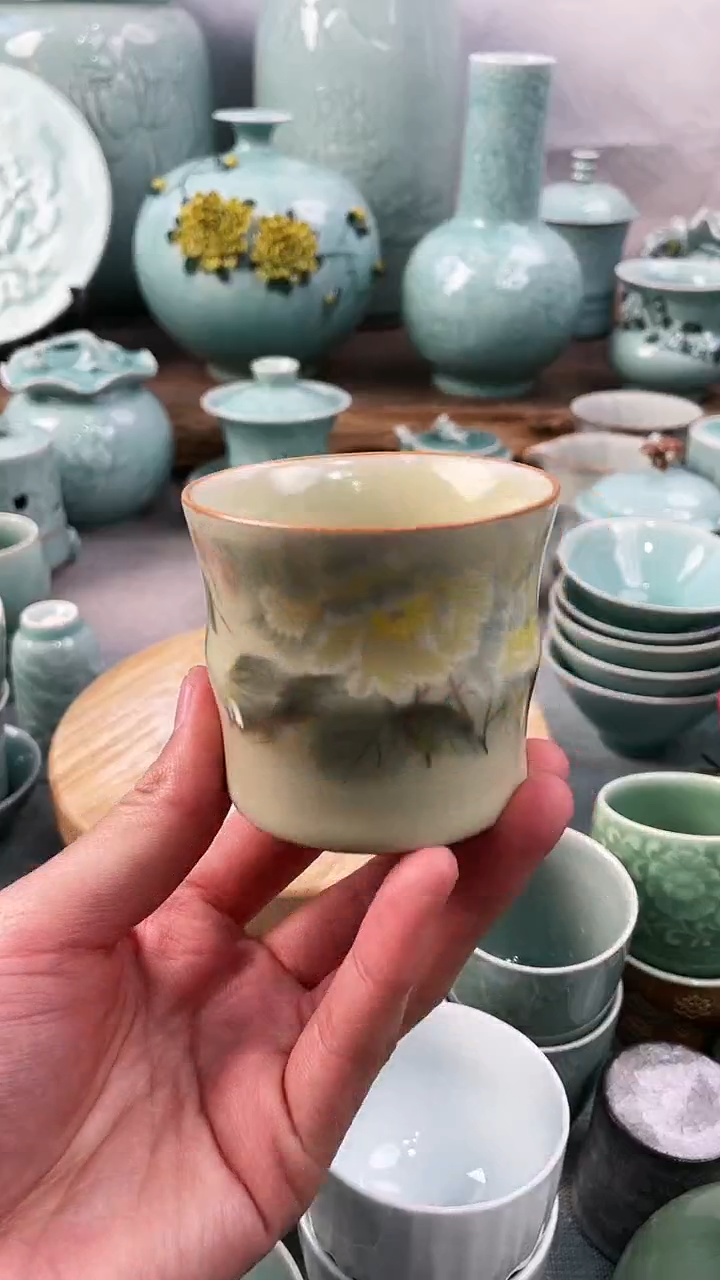 【闪购商品】特价 微瑕 慧仙青瓷