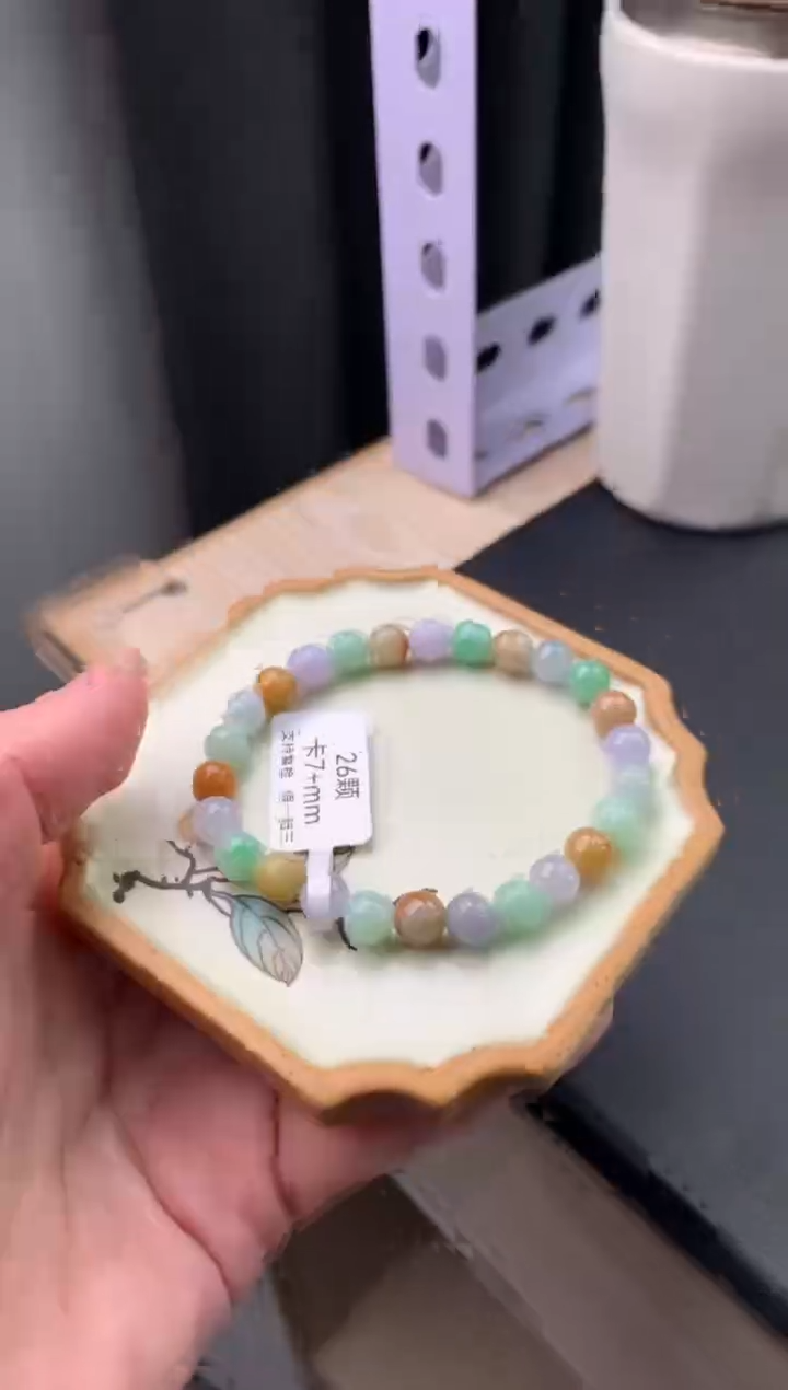 【闪购商品】翡翠手链未镶嵌天然翡翠手串08