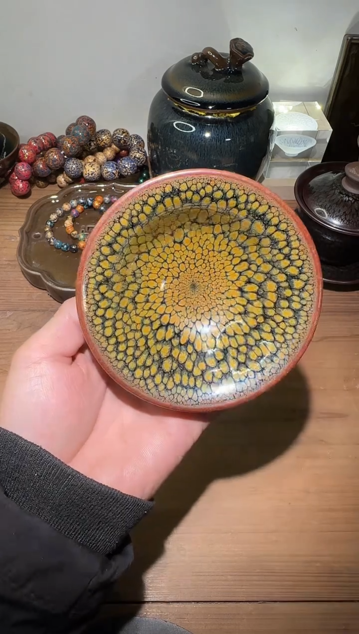 茶盏建阳建盏茶杯一只