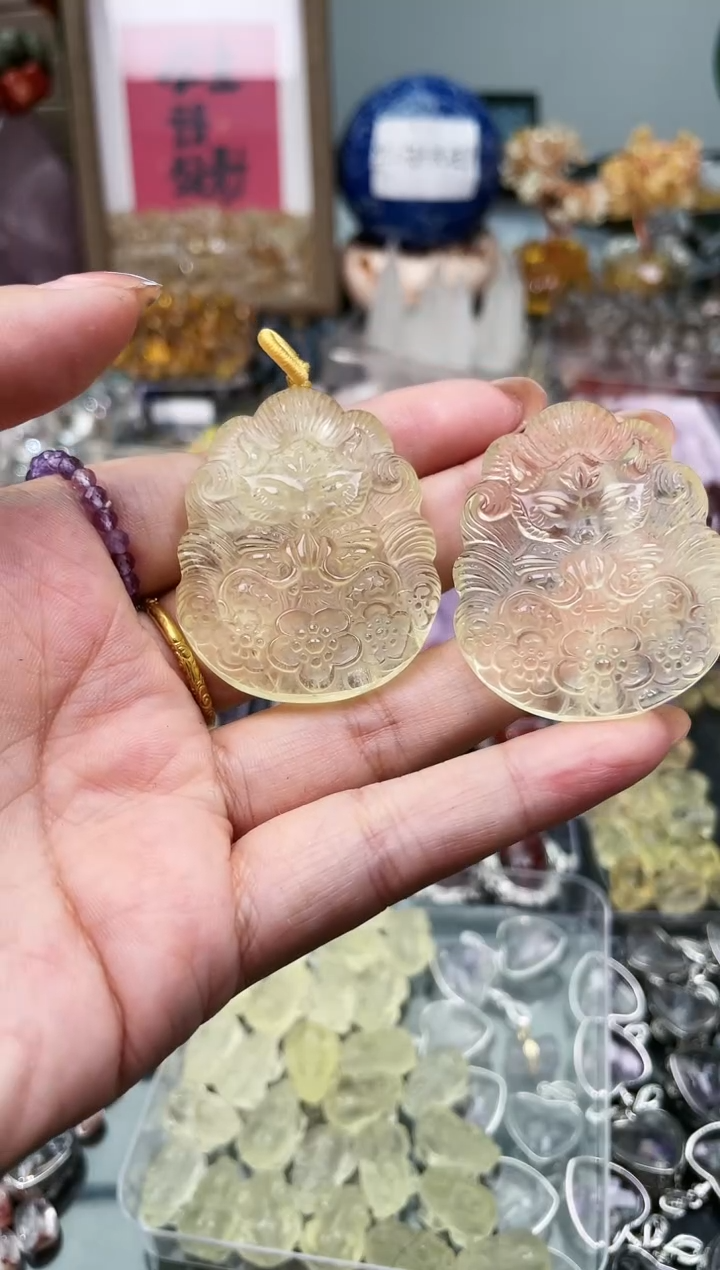未镶嵌颈饰水晶52a多样性发其一/5.24/1个