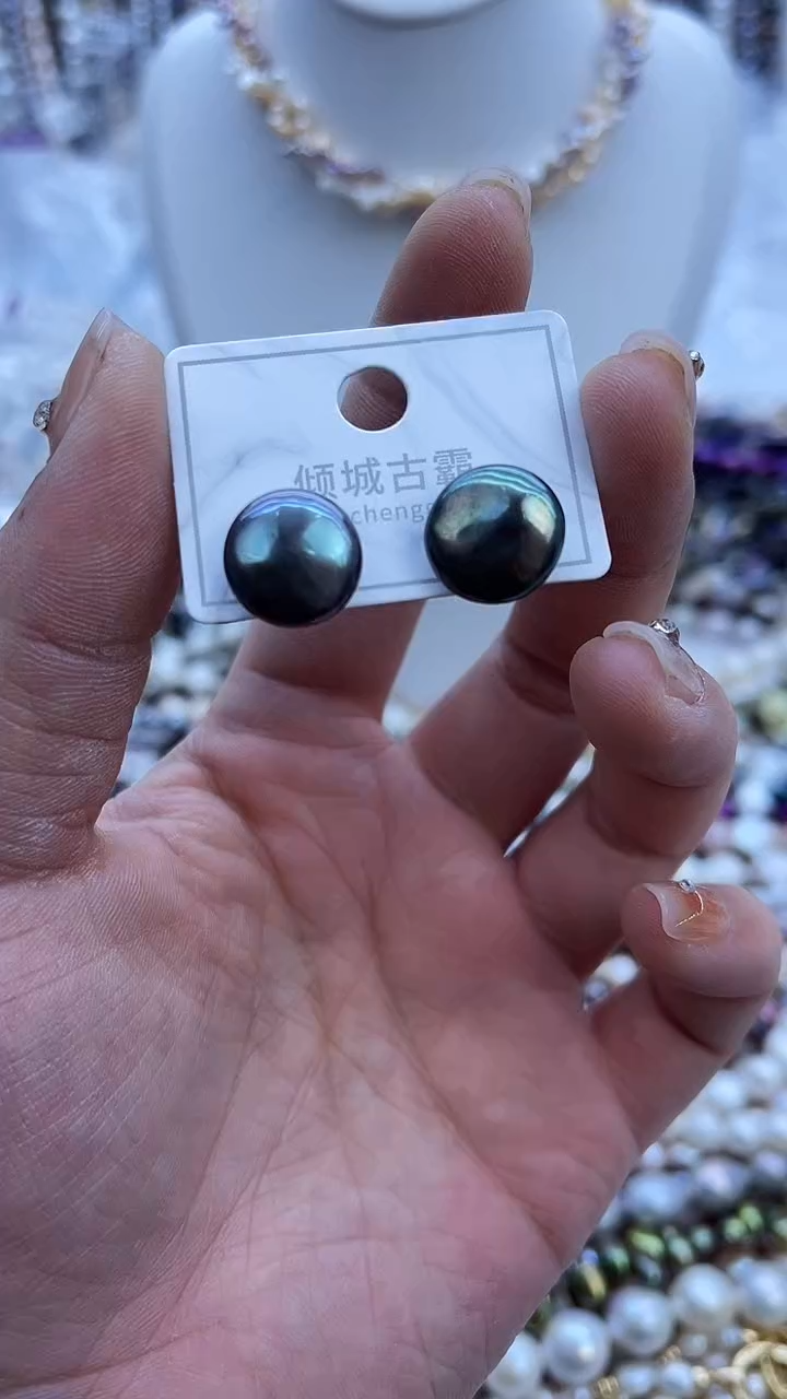 【闪购商品】淡水珍珠耳饰未镶嵌809