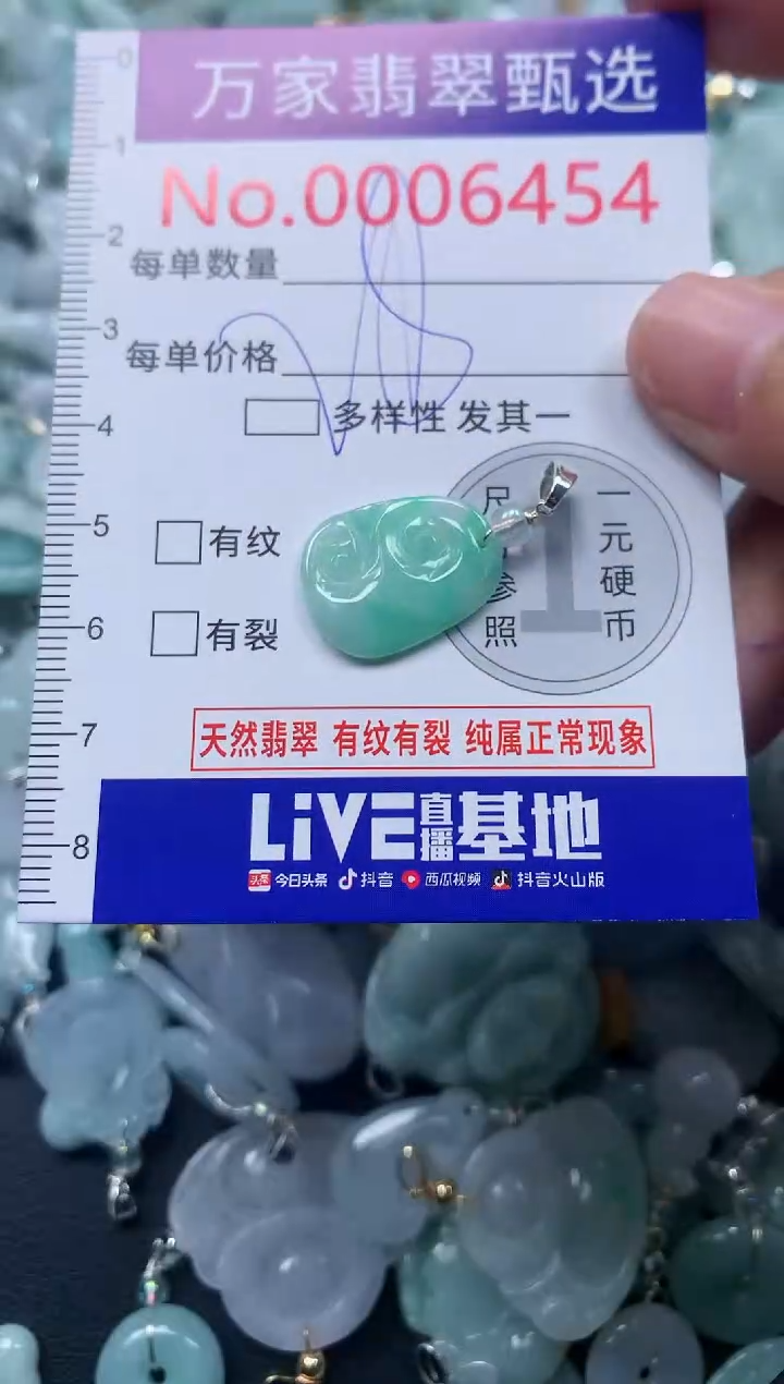 颈饰未镶嵌翡翠6454