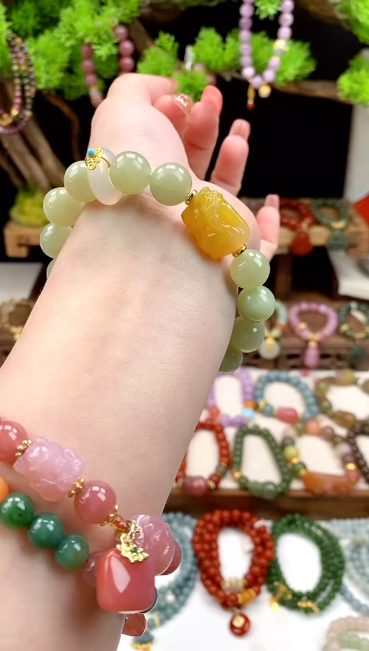 【闪购商品】和田玉手饰未镶嵌跑环貔貅111