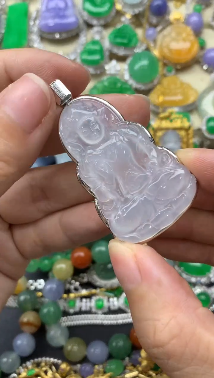 【闪购商品】翡翠颈饰18K金镶嵌352-中国好珍宝