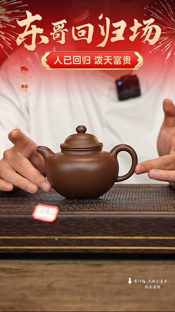 【闪购商品】紫砂茶壶冠砂甄选65