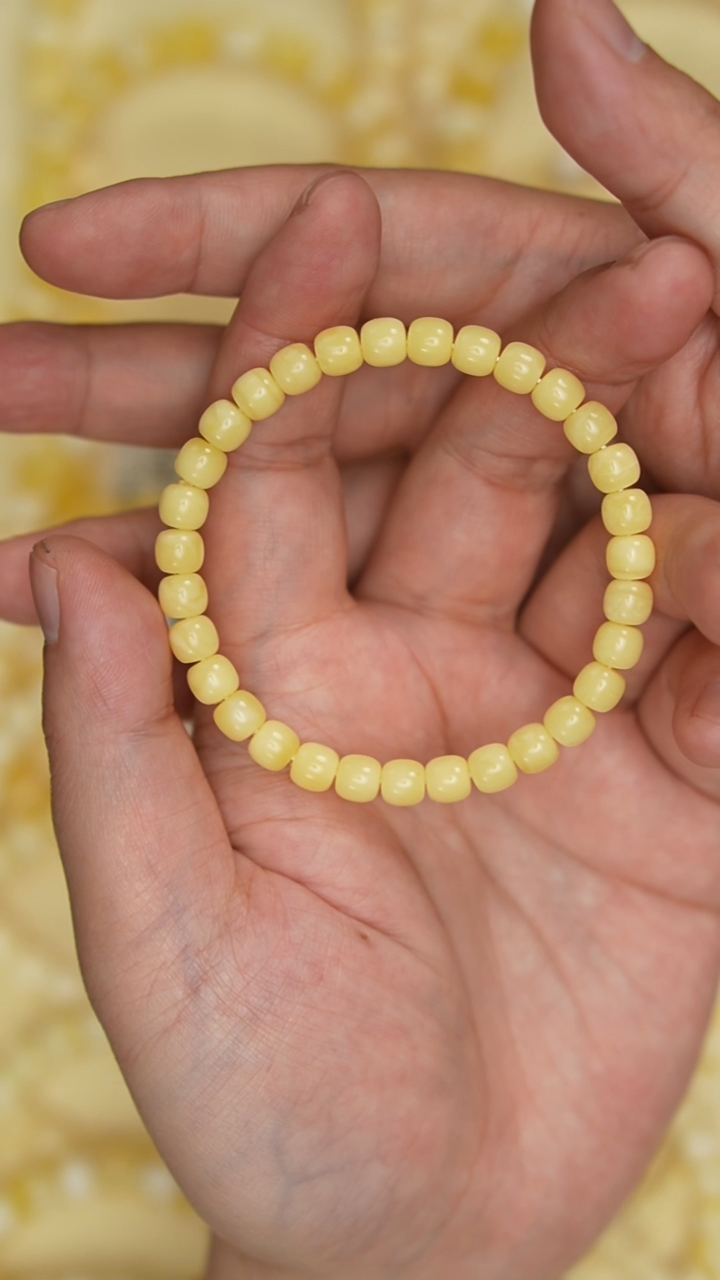 【闪购商品】蜜蜡珠宝奇石未镶嵌约6.5mm+（单件）