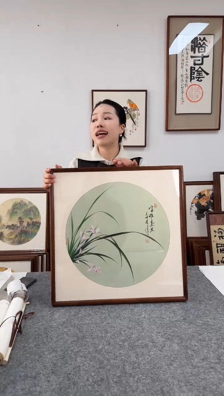 书法金世坤1-53*53绘画手绘同款