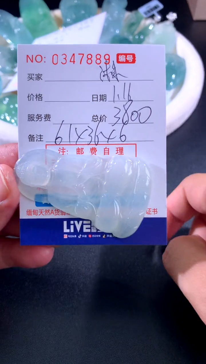 【闪购商品】翡翠颈饰未镶嵌淋