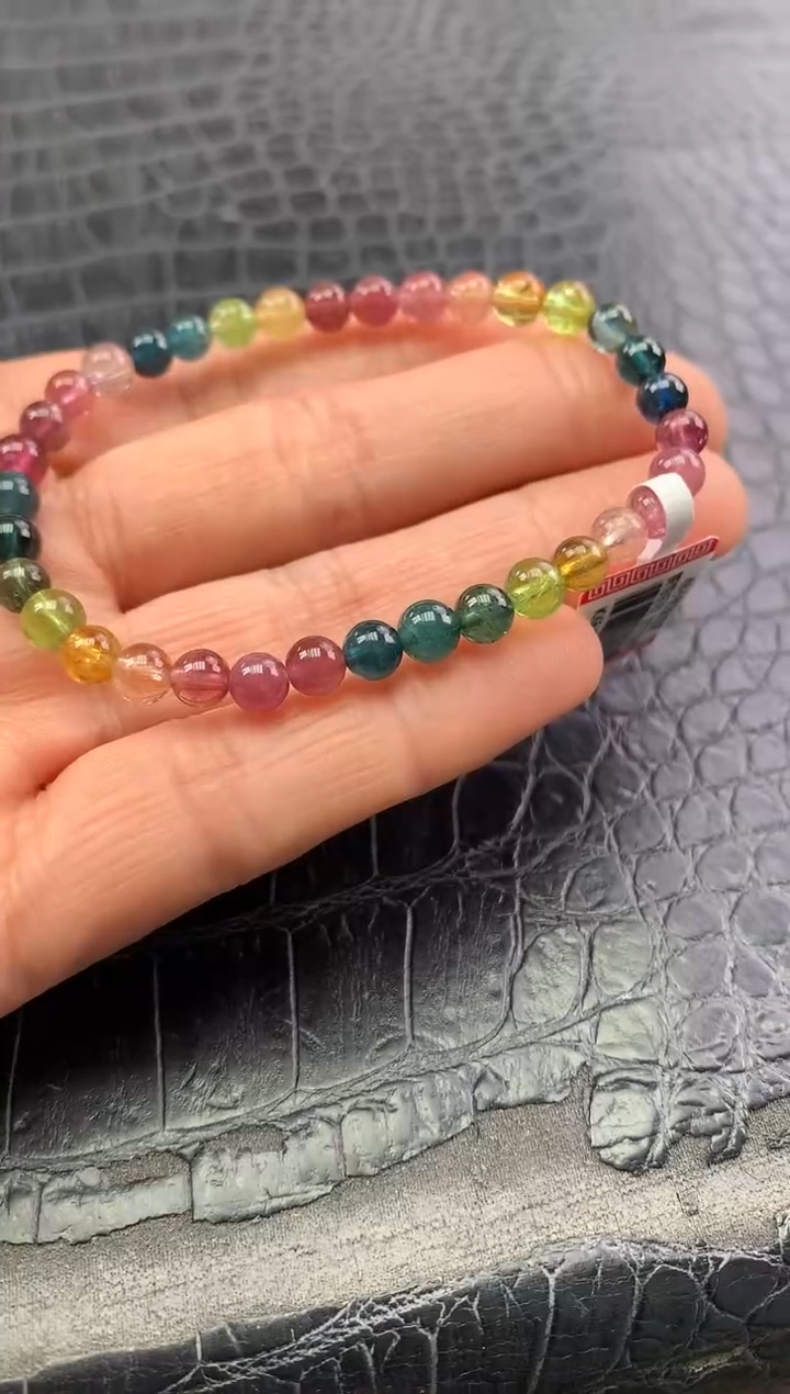 未镶嵌手串碧玺多样性发一条