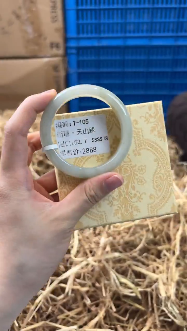 未镶嵌手镯石英质玉T-105