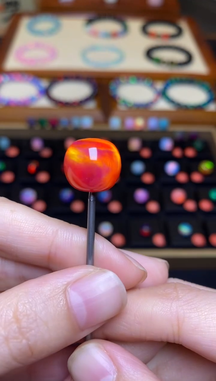 【闪购商品】树脂制品13*14mm人工欧泊老型13